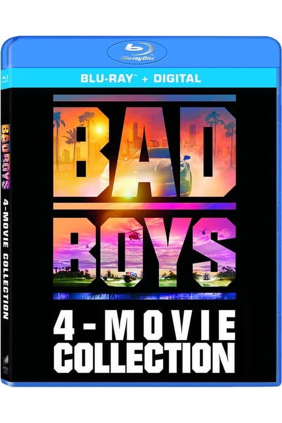 Bad Boys: 4-Movie Collection (Blu-ray + Digital Copy), Sony Pictures, Action & Adventure