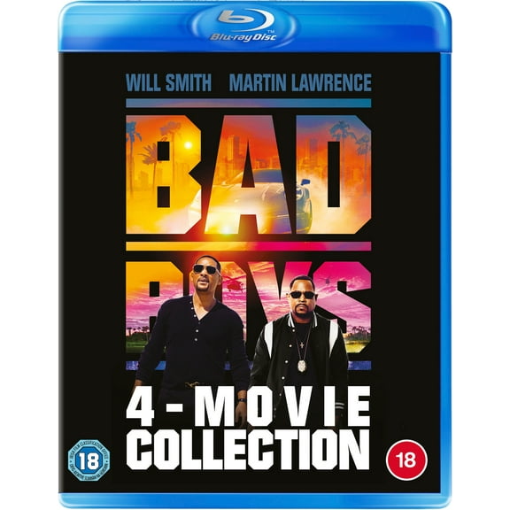Bad Boys 4 Movie Collection (Blu-ray) Martin Lawrence Will Smith