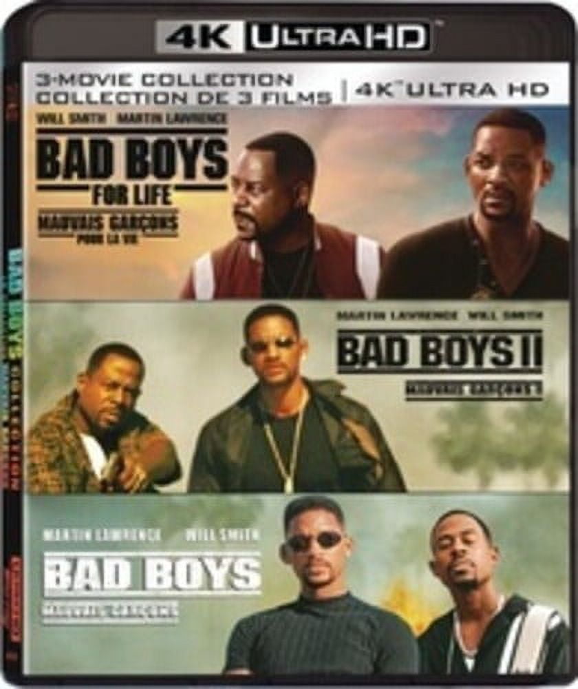 Bad Boys / Bad Boys II / Bad Boys For Life (4K Ultra HD), Sphe, Action & Adventure