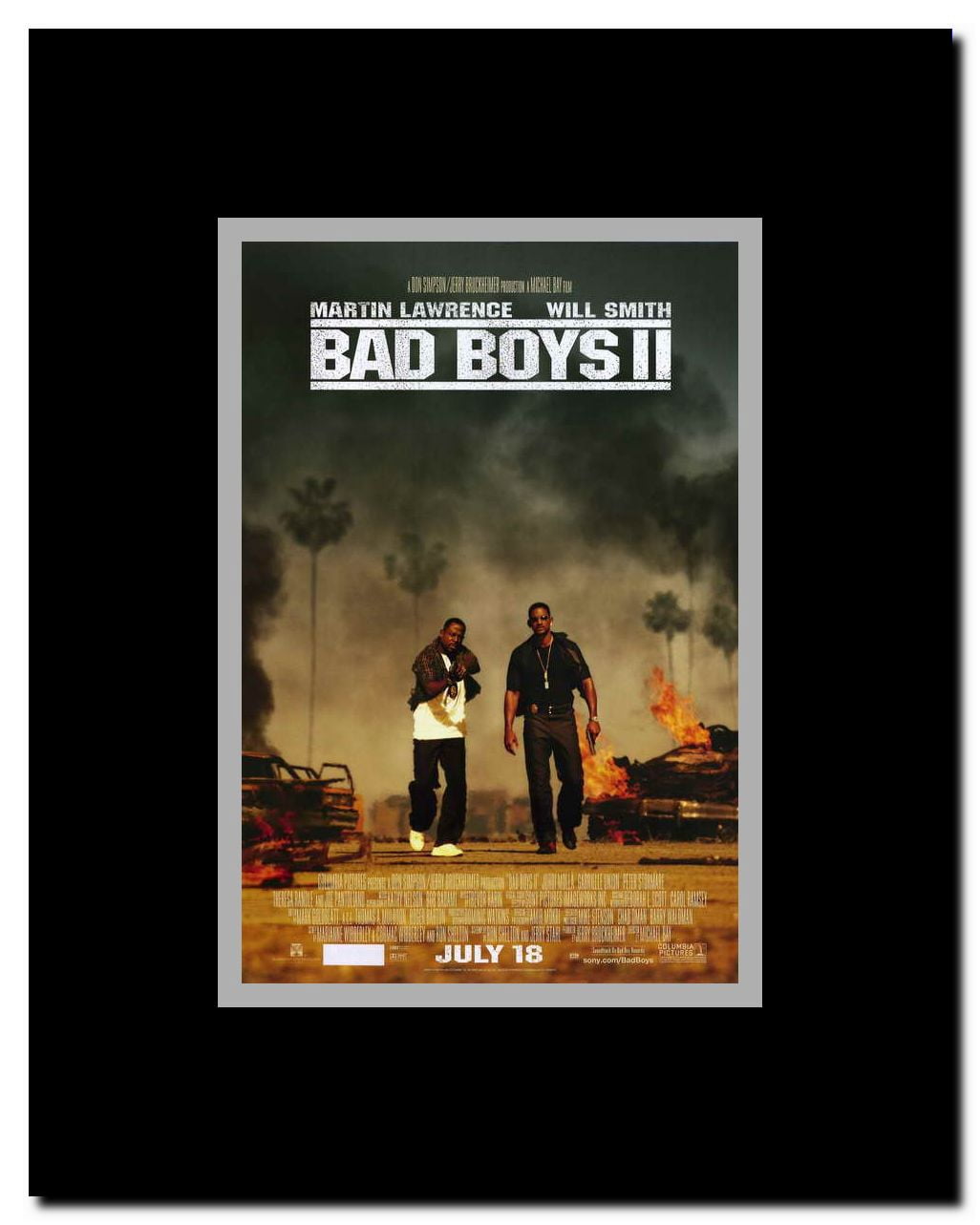 Bad Boys II Framed Movie Poster