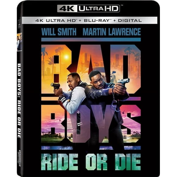 Bad Boys: Ride or Die (4K Ultra HD + Blu-ray + Digital Copy), Sony Pictures, Action & Adventure