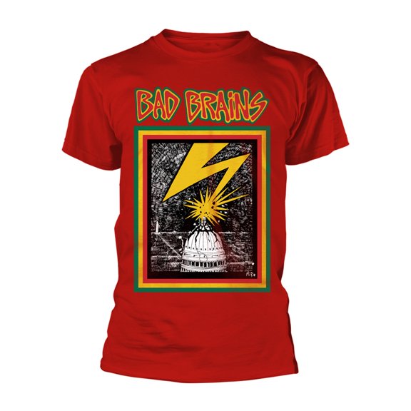 Bad Brains Capitol T-Shirt Red 2X-Large | Officially Licensed Merchandise