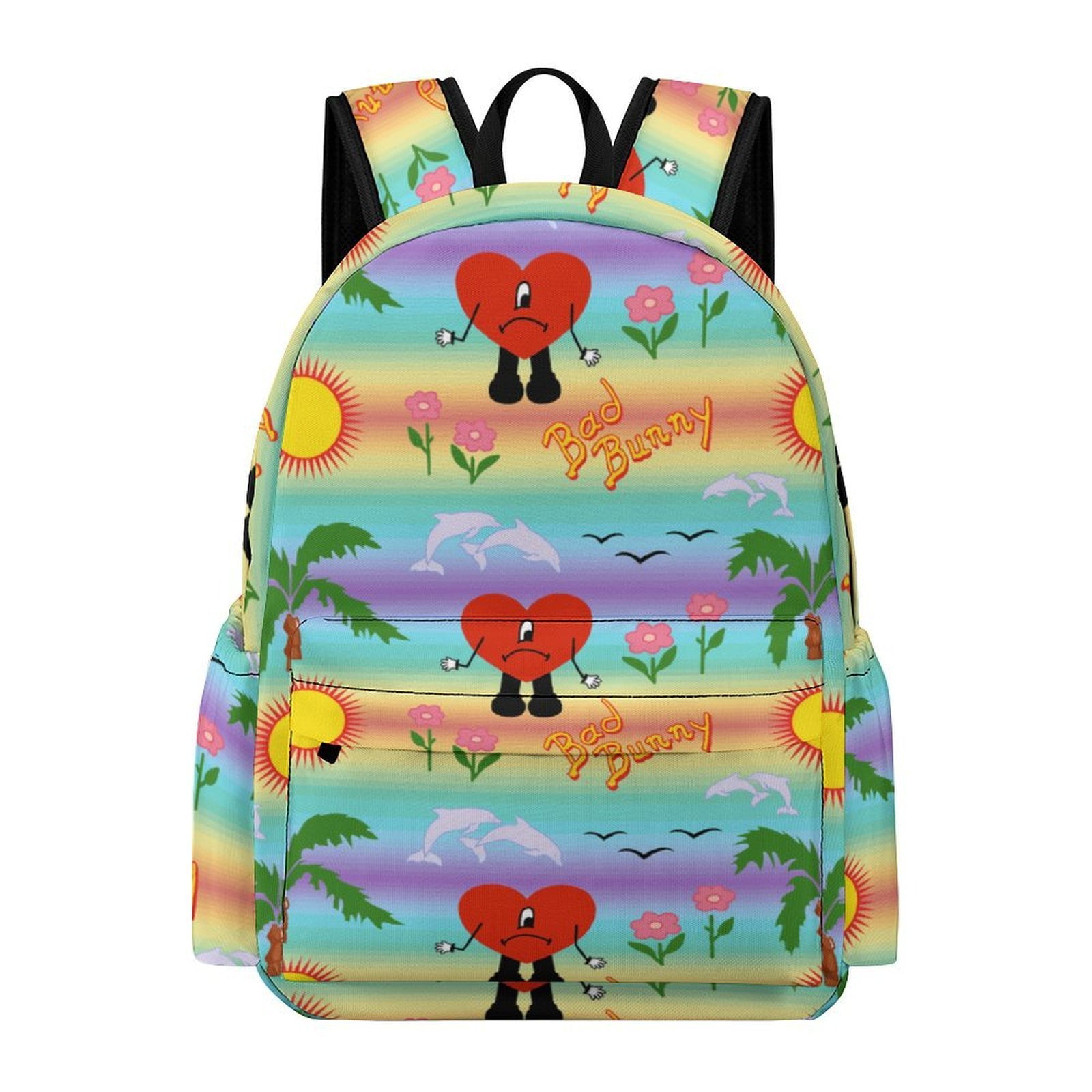 Bad Bunny 12 inch cartoon small backpack - Walmart.com