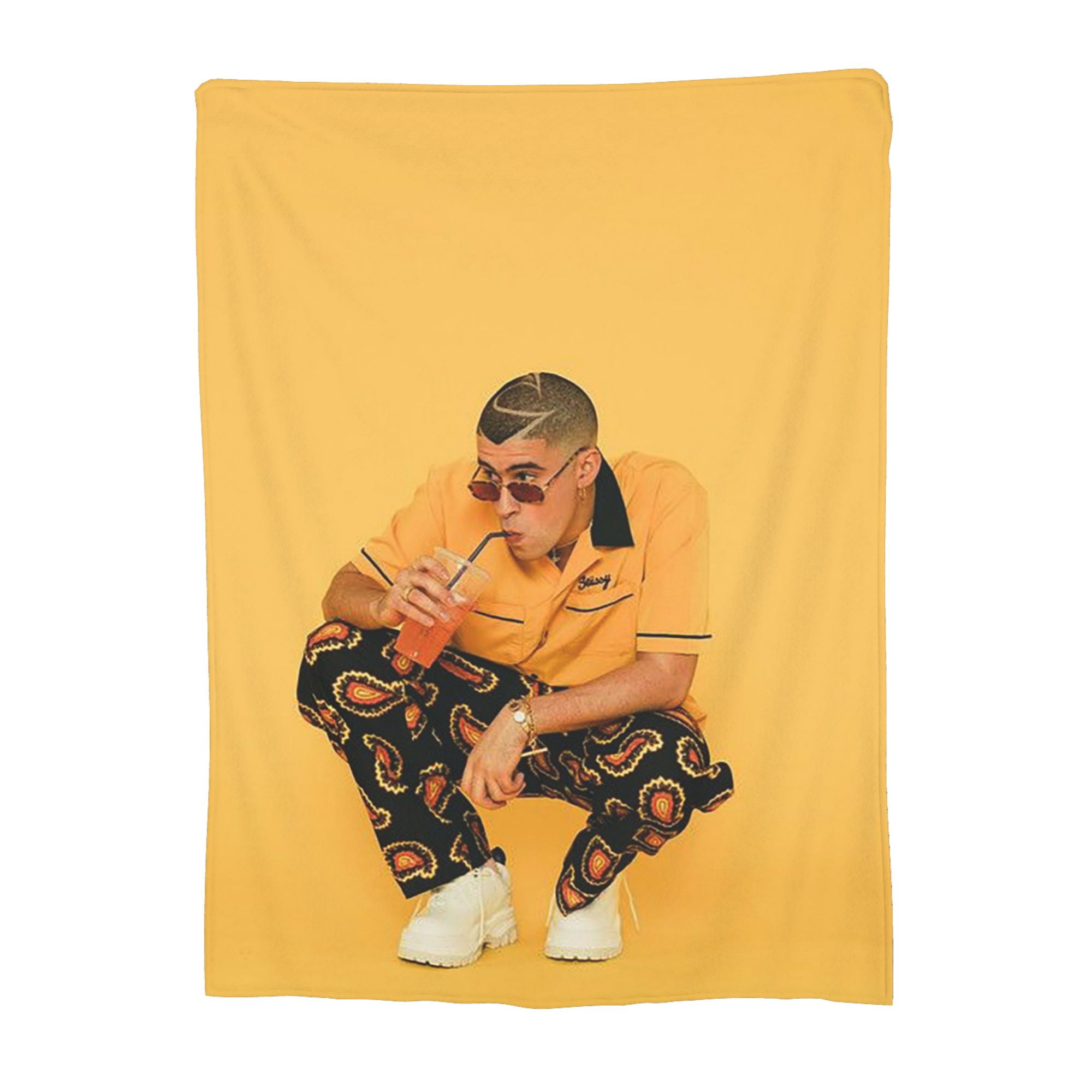 Bad Bunny Blanket Ultra Soft Micro Fleece Blanket Throw Bedding Room Decor Flannel Blankets for Bed Sofa 60 x50 Walmart