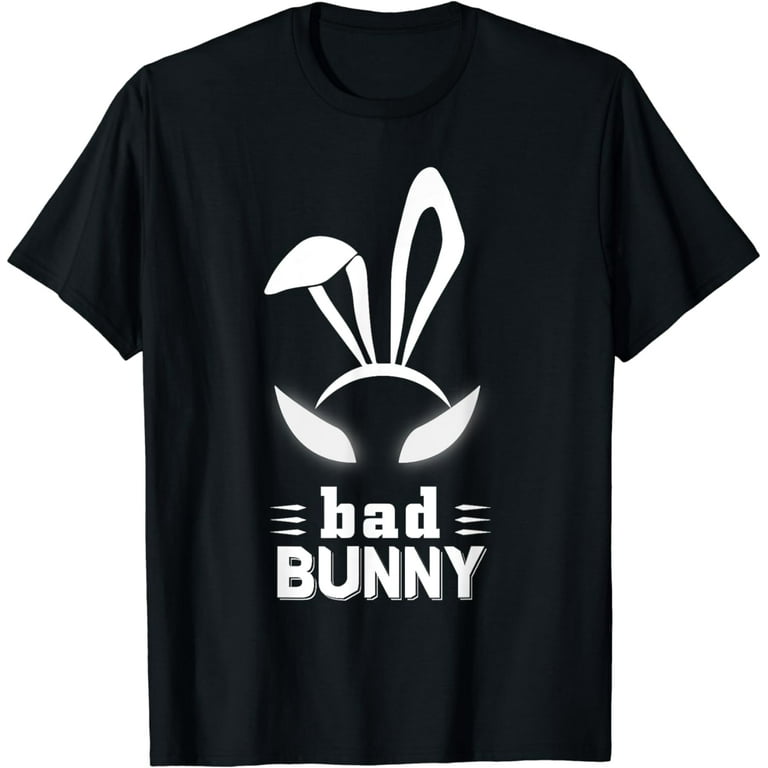 Bad Bunny Custom T Shirt, Cute And Funny Bunny Easter Bunny Bad Bunny Custom T Shirt, Cute And Funny Bunny Easter Bunny
