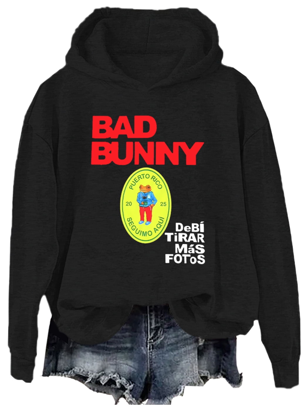 Bad Bunny DTMF Graphic Hoodie, Bad Bunny Debi Tirar Mas Fotos Hoodie, Bad  Bunny Hoodie, Bad Bunny Sweatshirt - Walmart.com