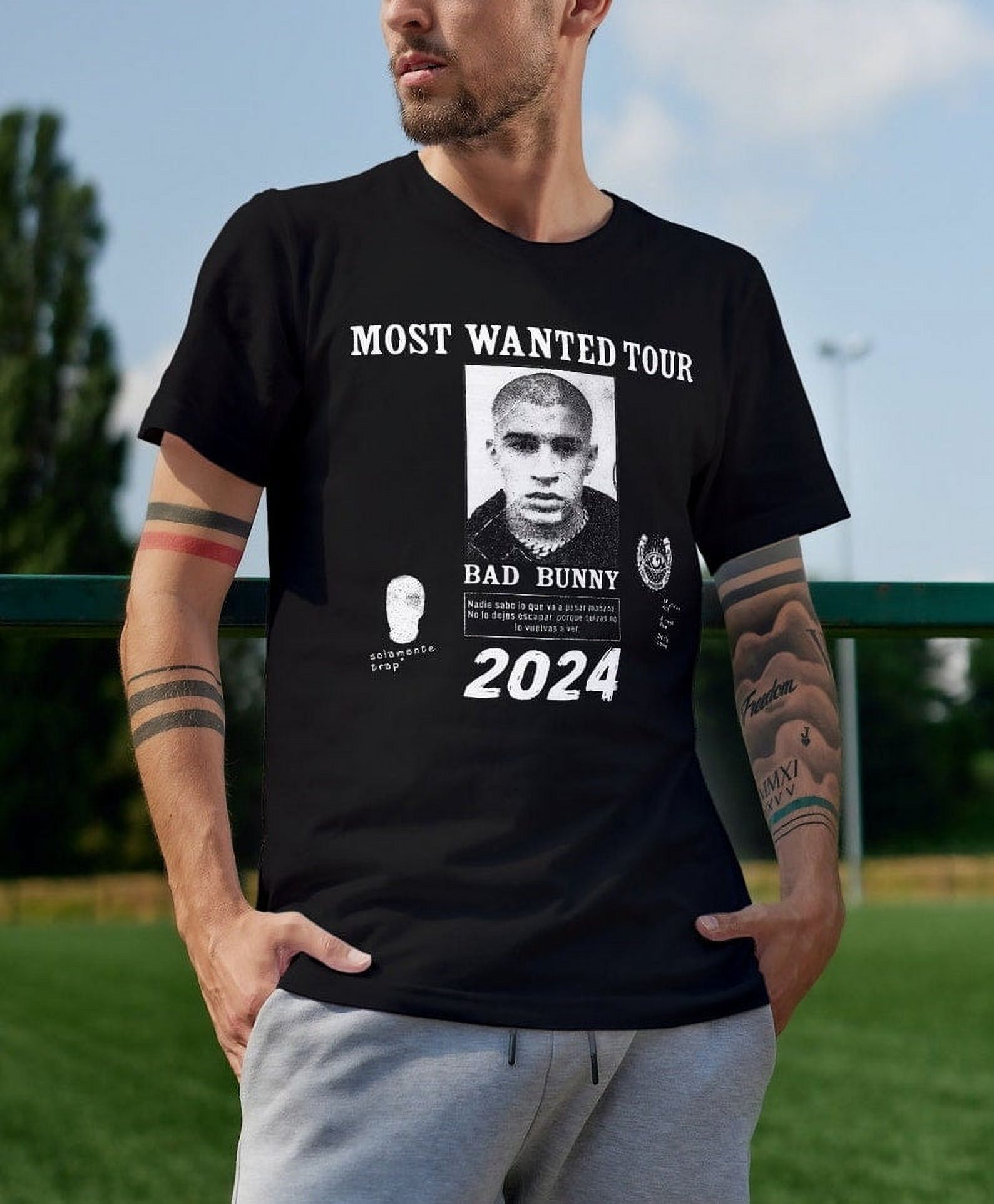 Bad Bunny Most Wanted Tour 2024 shirt, Nadie Sabe Lo Que Va A Pasar