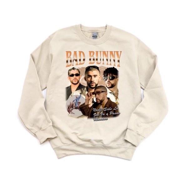 Bad Bunny Nadie Sabe Manana New Album Merch Latin Trap Reggaeton Music Sweatshirt, for men & women, up to size 5XL