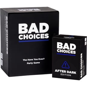 BAD CHOICES Set - Base Game + After Dark Expansion - The Have You Ever? Party Game