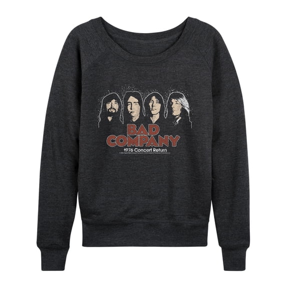 Bad Company - Band Faces - Women's French Terry Long Sleeve Pullover