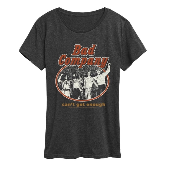 Bad Company - Can't Get Enough - Women's Short Sleeve Graphic T-Shirt