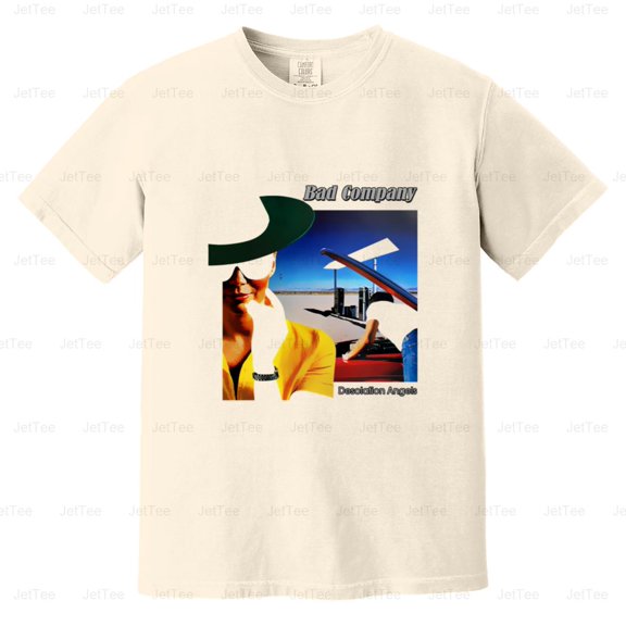Bad Company Desolation Angels Vintage Retro Hard Rock Supergroup Comfort Color T-Shirt Unisex, up to 4XL