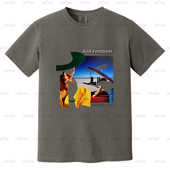 Bad Company Desolation Angels Vintage Retro Hard Rock Supergroup Comfort Color T-Shirt Unisex, up to 4XL