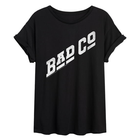 Bad Company - Logo Dark - Juniors Oversized Graphic T-Shirt