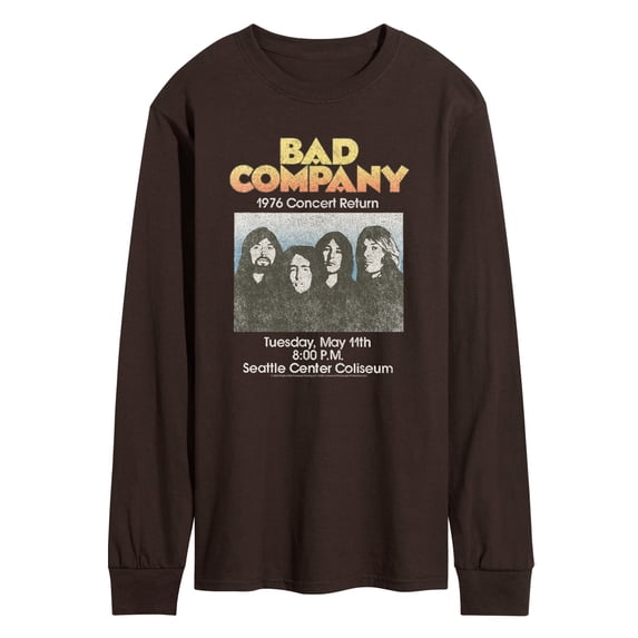 Bad Company - Seattle Center - Men's Long Sleeve Graphic T-Shirt