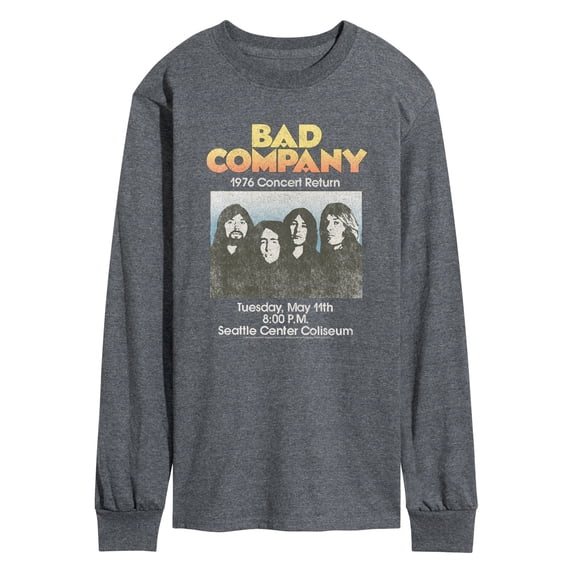 Bad Company - Seattle Center - Men's Long Sleeve Graphic T-Shirt