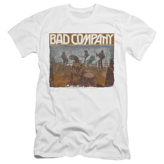 Bad Company Swan Song S/S Adult 30/1 T-Shirt White