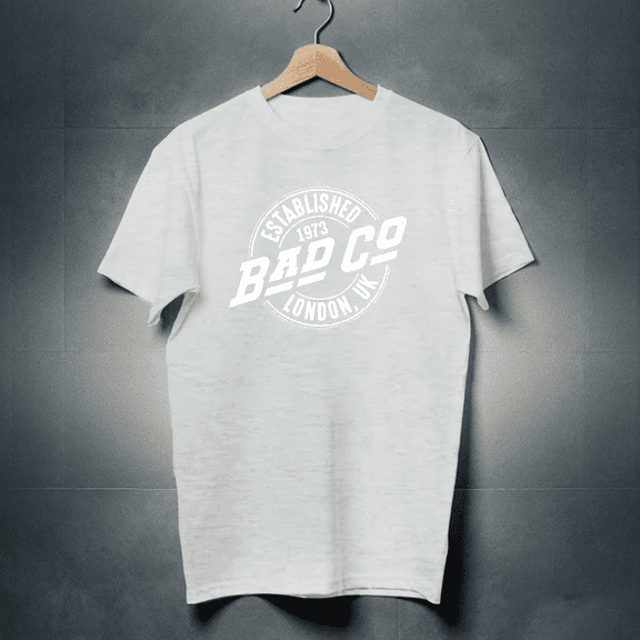 Bad Company T-Shirt Established in London 1973 Logo Graphic Tees