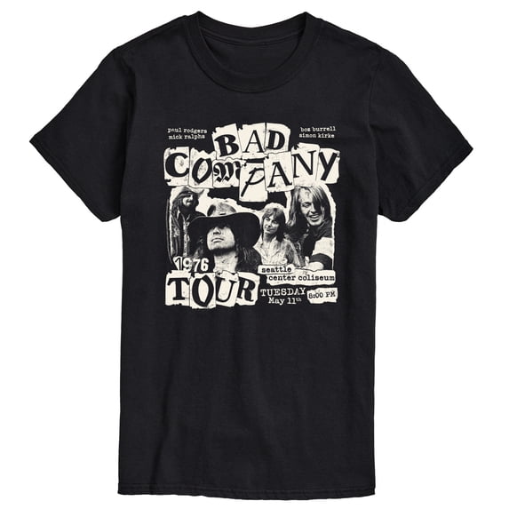 Bad Company - Tour - Men's Short Sleeve Graphic T-Shirt