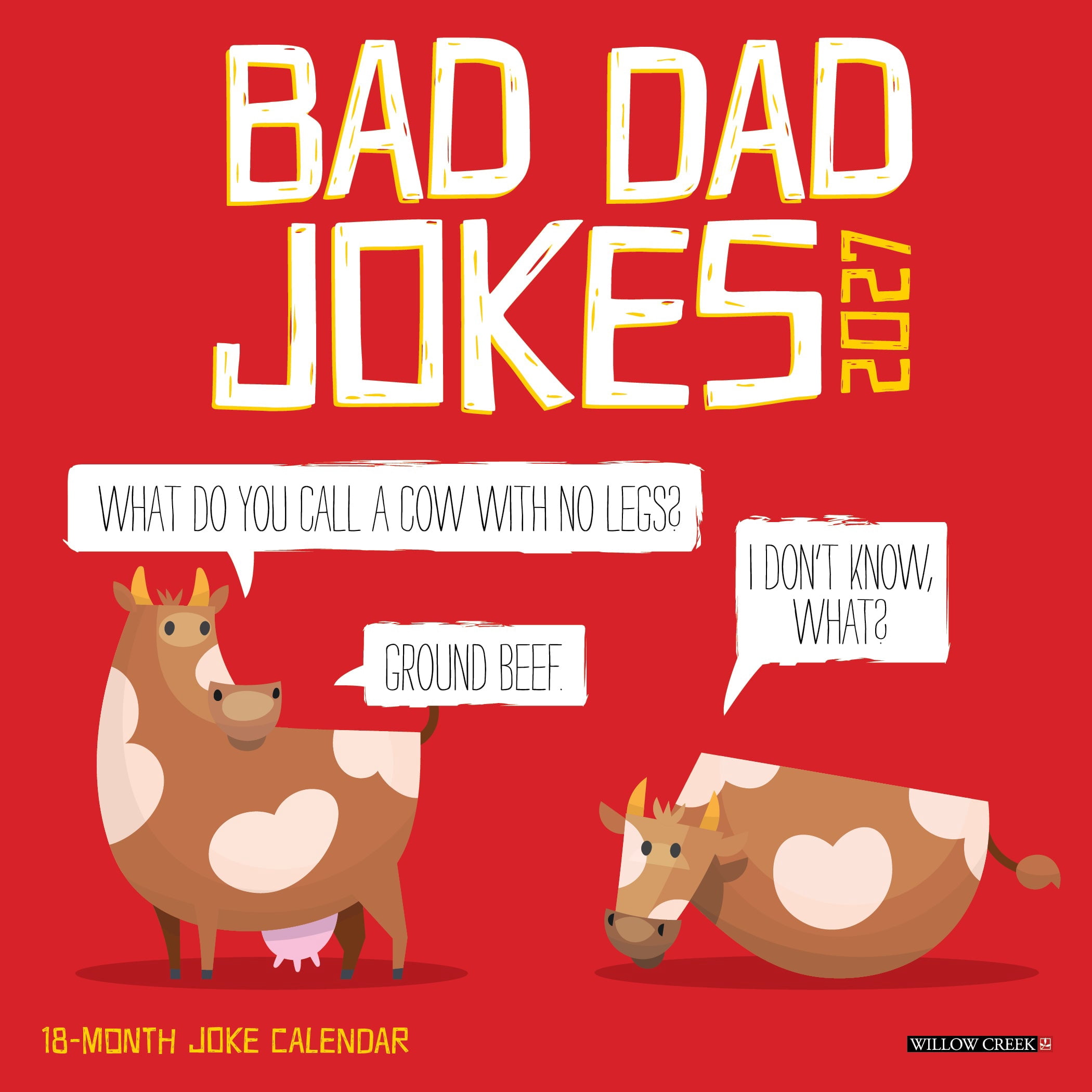 Willow Creek Press, Bad Dad Jokes 2027 Mini Wall Calendar
