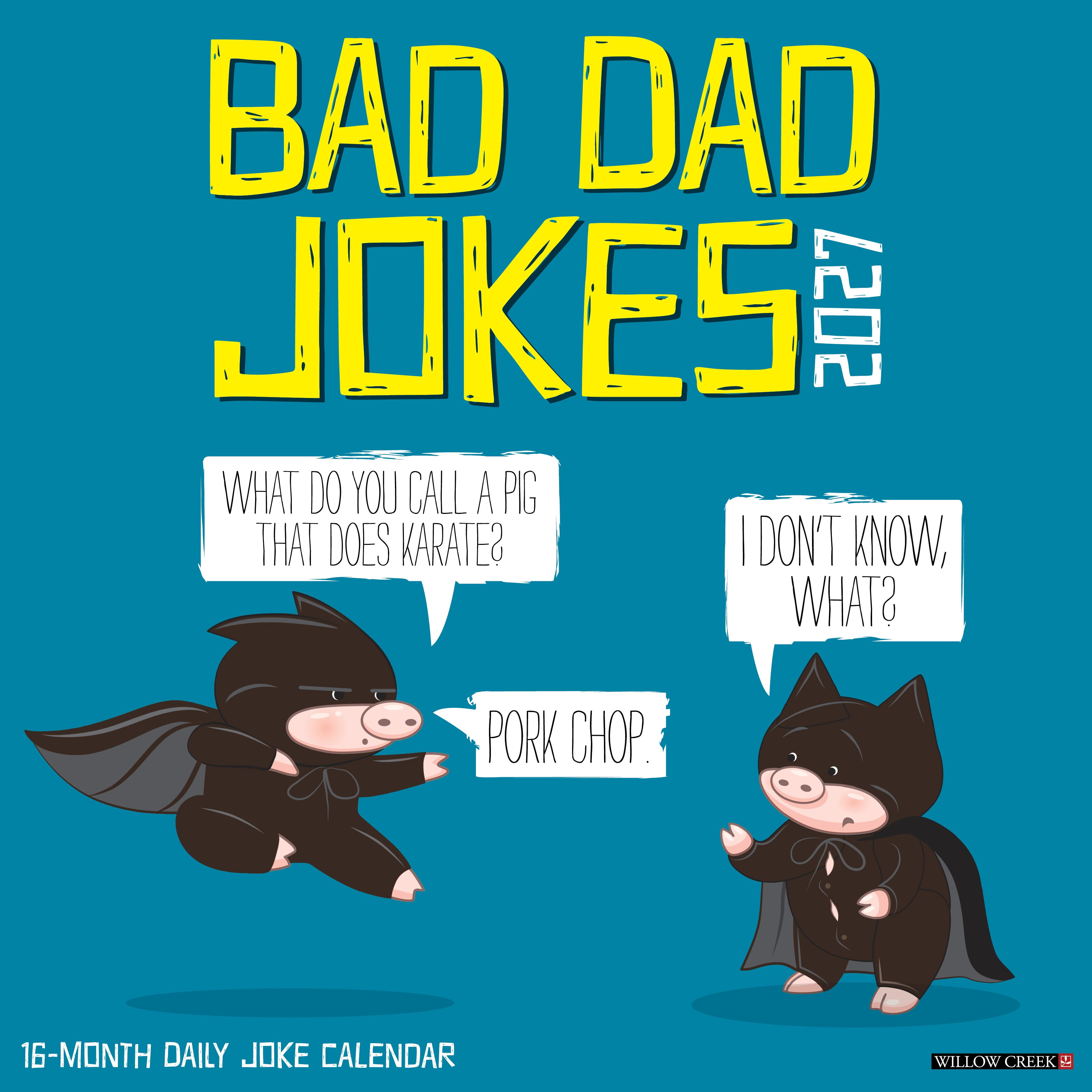 Willow Creek Press, Bad Dad Jokes 2027 Wall Calendar