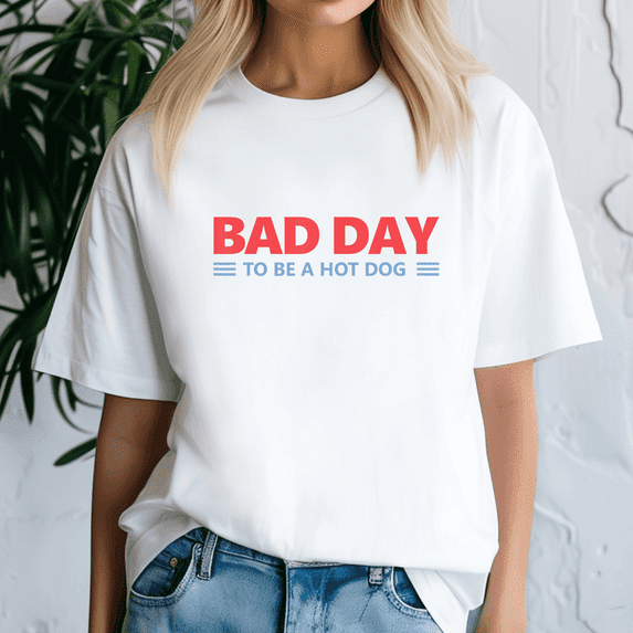 Bad Day to Be a Hot Dog TShirt,Funny Hotdog Shirt, 4th of July,Glizzy Tee,Hot Dog Lover Gift,Bad Day Shirts,Independence Day Tee,4th July Shirt,Hot Dog Wiener,Fast Food Wiener