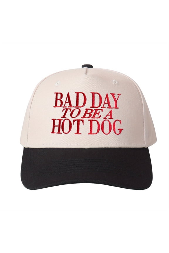 Bad Day To BE Embroidered Trucker Hat Humorous Novelty Statement Cap Unisex Adjustable Snapback for Weekend and Party Wear