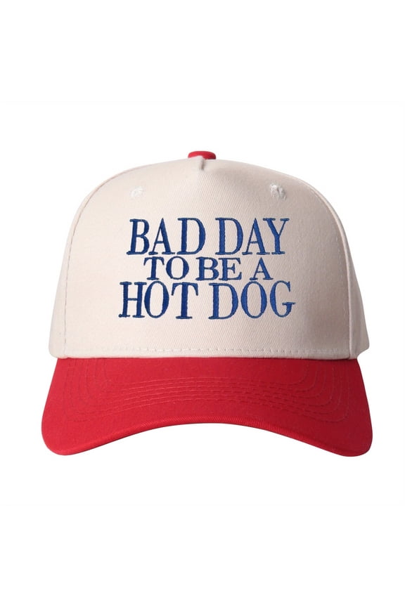 Bad Day To BE Embroidered Trucker Hat Humorous Novelty Statement Cap Unisex Adjustable Snapback for Weekend and Party Wear