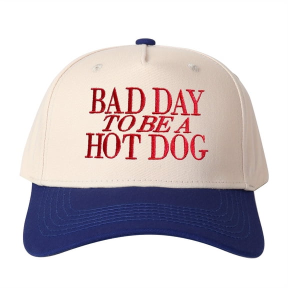 Bad Day To BE Embroidered Trucker Hat Humorous Novelty Statement Cap Unisex Adjustable Snapback for Weekend and Party Wear