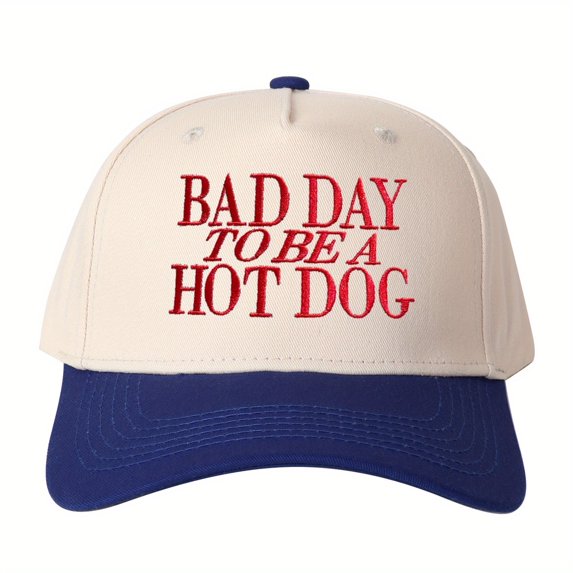 Bad Day To BE Embroidered Trucker Hat Humorous Novelty Statement Cap Unisex Adjustable Snapback for Weekend and Party Wear