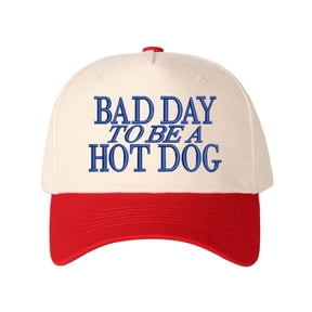 Bad Day To BE Embroidered Trucker Hat Humorous Novelty Statement Cap Unisex Adjustable Snapback for Weekend and Party Wear
