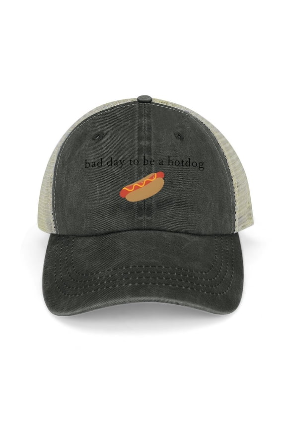 Bad Day To Be A Deviled Egg Black Hat Adjustable Funny Fashion Unisex Baseball Cap for Men Women