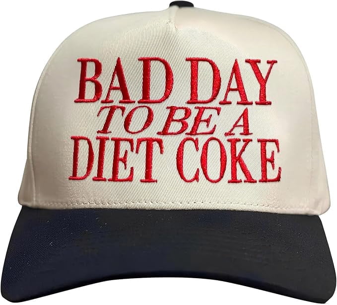 Bad Day To Be A Diet Coke Hat, Funny Hat, Embroidered Trucker Hat, Hats for Women, Party Hat, Gifts for Her