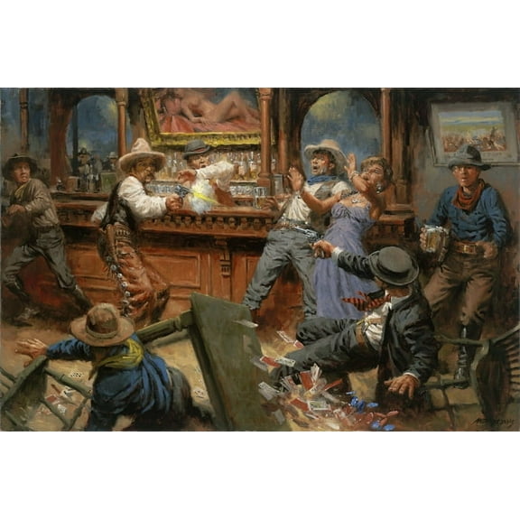 "Bad Deal" by Andy Thomas - Paper Print Giclee Limited Edition Artist Proof, 30 Copies, 20 x 28 Inches - Unique - 1 Unit per pack
