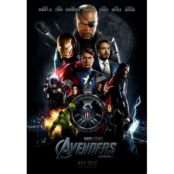 Bad Dog Posters Avengers Poster 24inx36in 24x36 Poster Color Category: Multi, Unframed, Ages: Adults, Rectangle