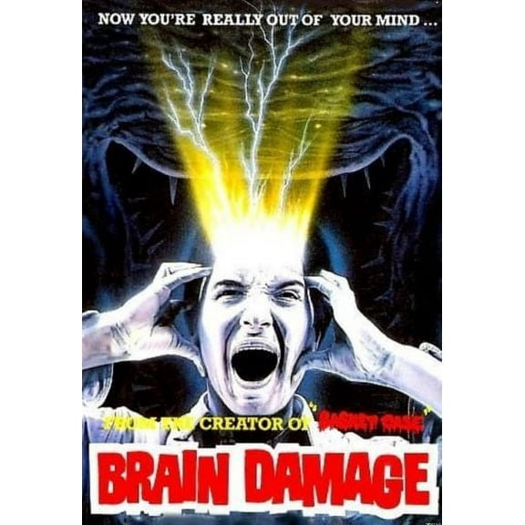 Bad Dog Posters Brain Damage Movie Poster 16inx24in Poster 16x24 Poster Color Category: Multi, Unframed, Ages: Adults, Rectangle