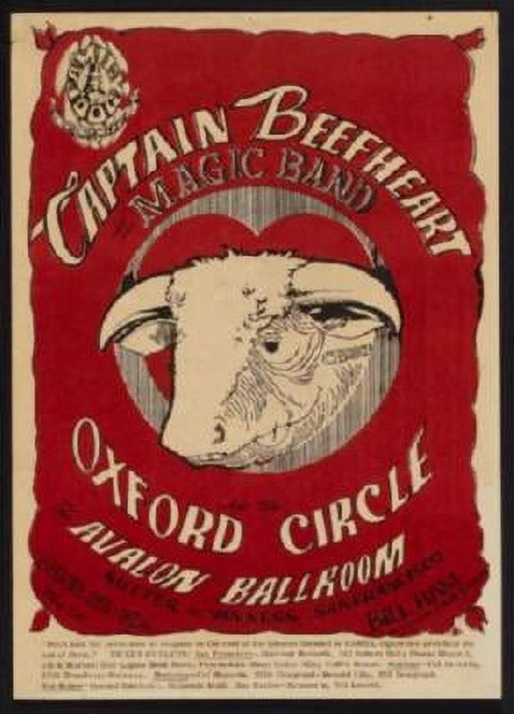 Bad Dog Posters Captain Beefheart Poster 24inx36in Poster 24x36 poster