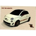 thumbnail image 1 of Bad Dog Posters Fiat 500 Abarth Poster 24inx36in 24x36 Poster, 1 of 2