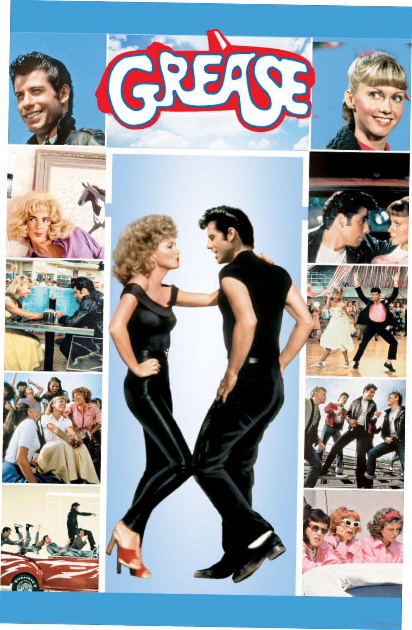 Bad Dog Posters Grease Mini Movie Poster 11Inx17In 11x17 Poster Color Category: Multi, Unframed, Ages: Adults, Rectangle