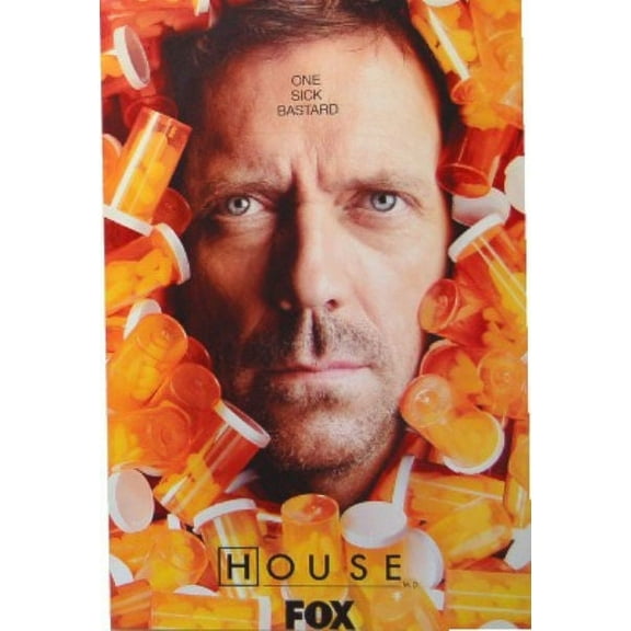 Bad Dog Posters House M.D. Promo Poster Hugh Laurie Poster 16x24 Poster Color Category: Multi, Unframed, Ages: Adults, Rectangle