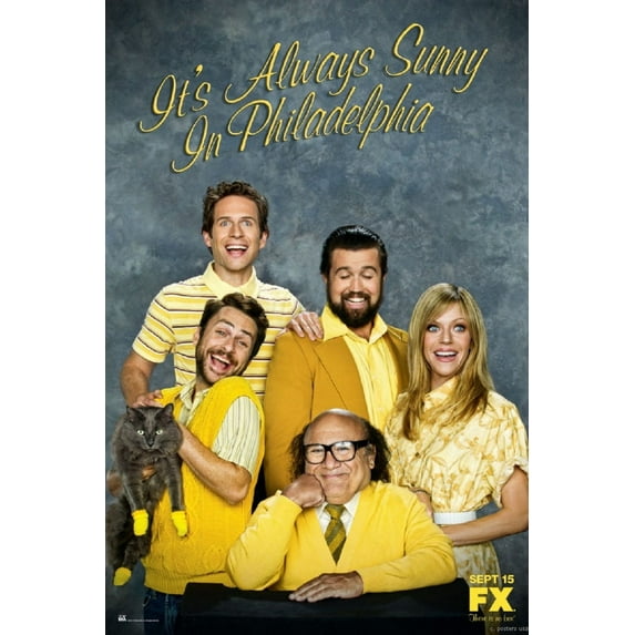 Bad Dog Posters Its Always Sunny In Philadelphia 16inx24in Poster Wall Art 16x24 poster Color Category: Multi, Unframed, Ages: Adults