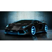 Bad Dog Posters Lamborghini Aventador Tron Legacy 24inx36in Mini Art Poster 24x36 poster
