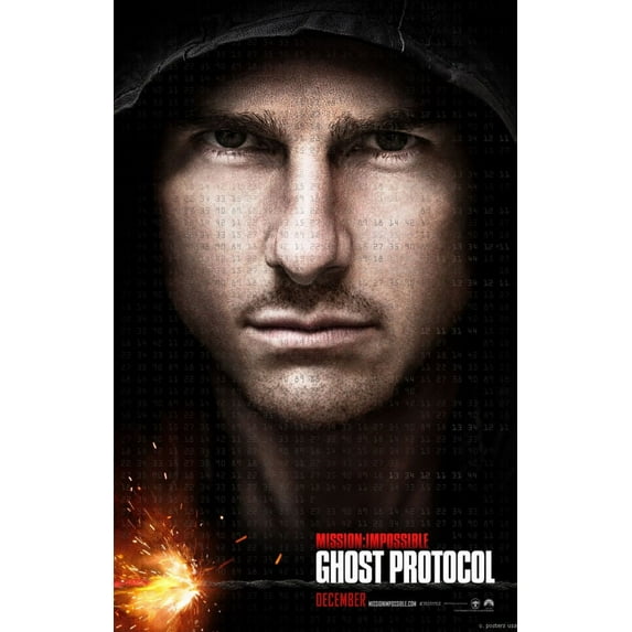 Bad Dog Posters Mission Impossible 4 Movie 24inx36in Poster Ghost Protocol 24x36 poster Color Category: Multi, Unframed, Ages: Adults, Rectangle