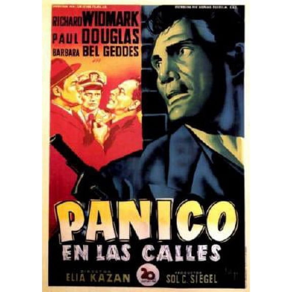 Bad Dog Posters Panic In The Streets Foreign Movie Poster #01 11inx17in Mini Poster 11x17 poster