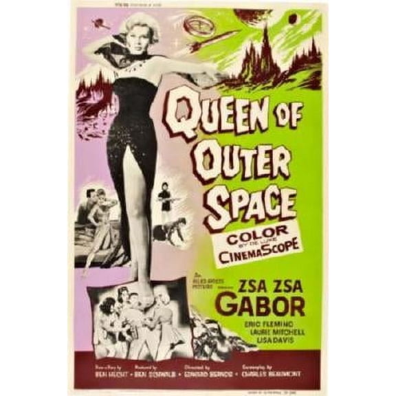 Bad Dog Posters Queen Of Outer Space Movie Poster 11inx17in Mini Poster 11x17 poster