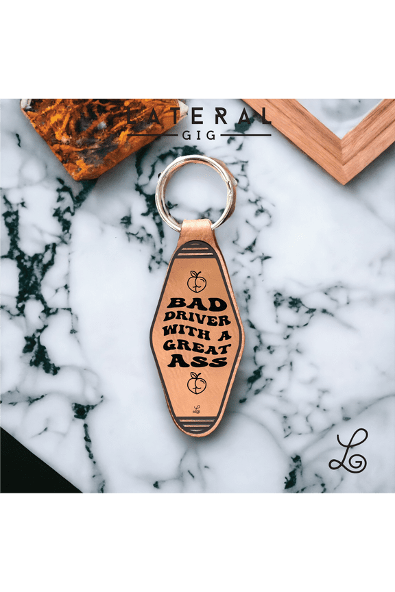 Bad Driver With a Great Peach Leather Keychain