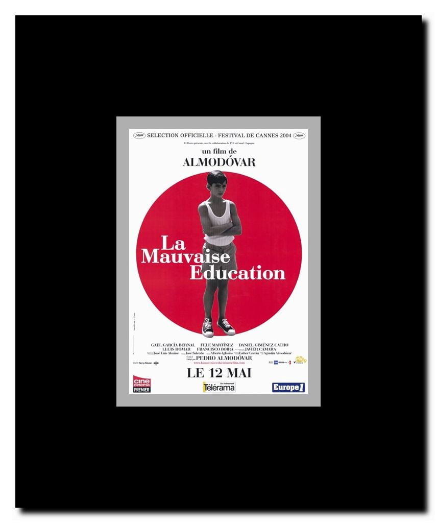 Bad Education Framed Movie Poster