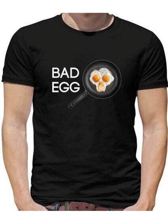 Bad Egg Mens T-Shirt - Food - Face - Funny - Gift