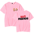 thumbnail image 1 of Bad Friends Merch Bad Friends Classic T-shirt t shirt Unisex Short Sleeve Tee Crewneck Streetwear Top, 1 of 2