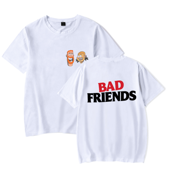 Bad Friends Merch Bad Friends Classic T-shirt t shirt Unisex Short Sleeve Tee Crewneck Streetwear Top